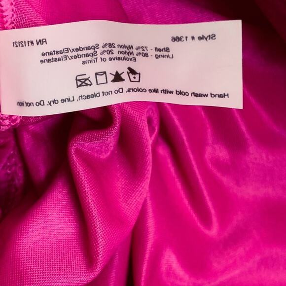 SPANX Super High Rise Shapewear Swimsuit Bottoms in Berry - Size 10 - Picture 8 of 9